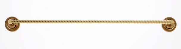 Solid Brass Finish 24" Towel Bar Set,w/Twisted Bar-Concealed Screw(JVJ21824)