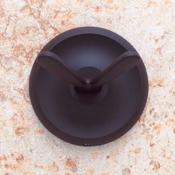 Oil Rubbed Bronze Finish Double Robe Hook, Concealed Screw(JVJ20107)