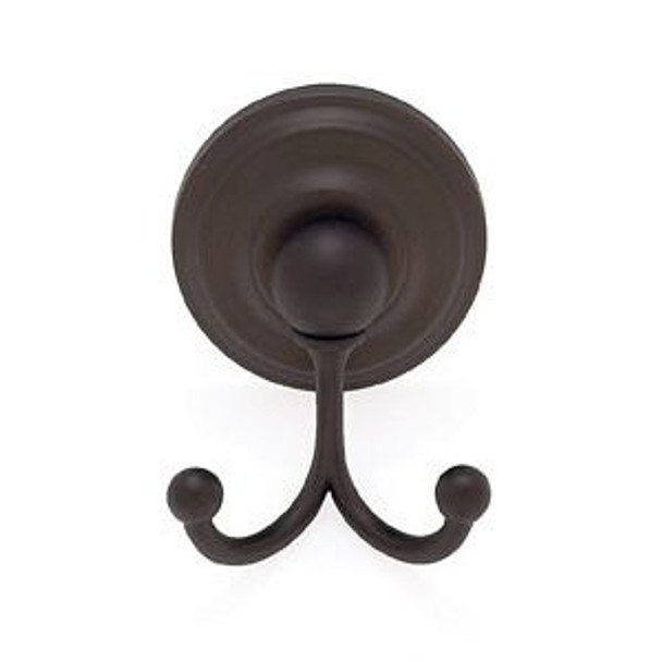 Light Old World Bronze Finish Double Robe Hook, Concealed Screw(JVJ23307)