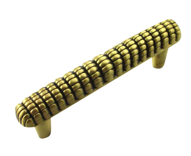 Satin Brass Antique Honeycomb Handle (MNG10610)