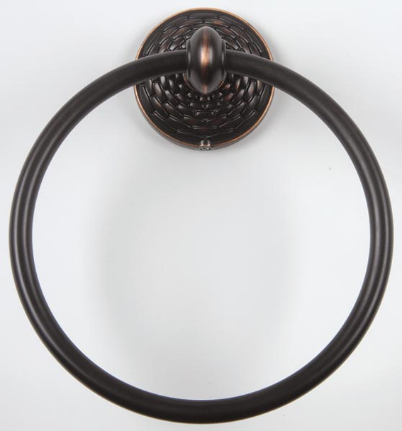 Mandalay Venetian Bronze 6.75 In Towel Ring
