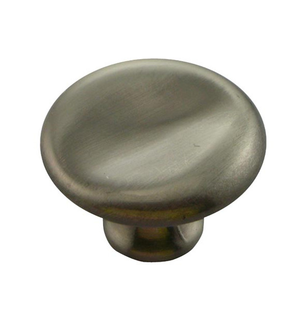 Satin Antique Nickel Thumbprint Knob (MNG16421)