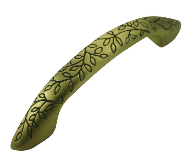 Satin Brass Antique Vine Handle (MNG10410)