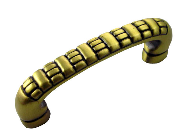 Satin Brass Antique Ribbed Pull (MNG14820)