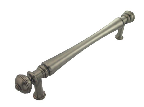 Satin Antique Nickel Oversize Finial Pull (MNG20821)