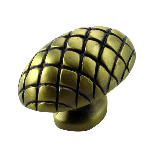 Satin Brass Antique Quilted Egg (MNG14920)