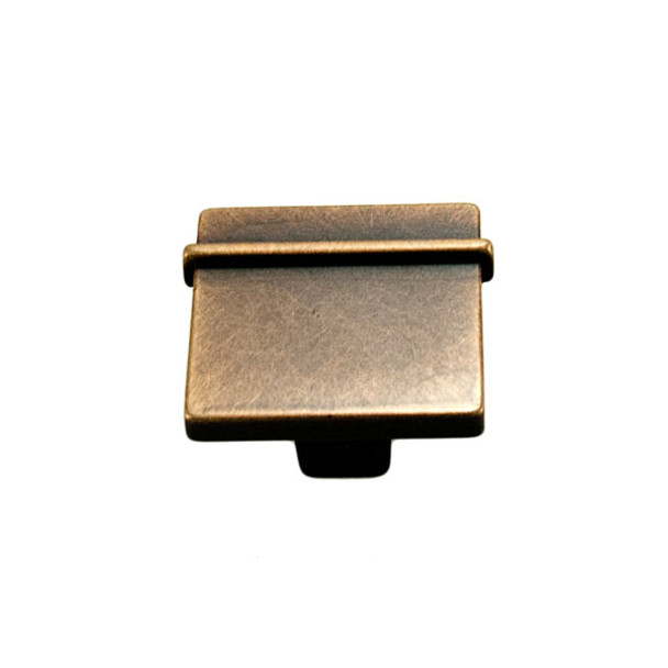 1 1/4" x 1 1/4" Square Knob (RKICK131BE)