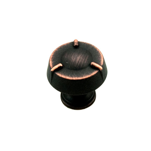 1 1/4" Circle w/ Three Lines Knob (RKICK126VB)