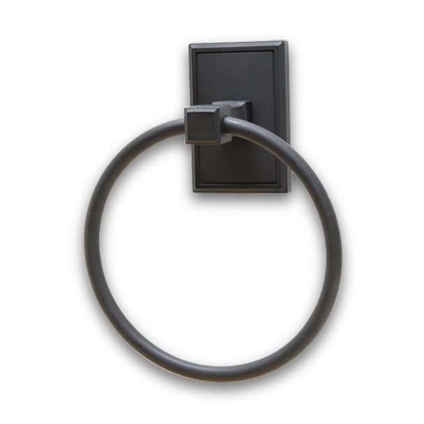 Black Hamilton Towel Ring(RE2586BK)