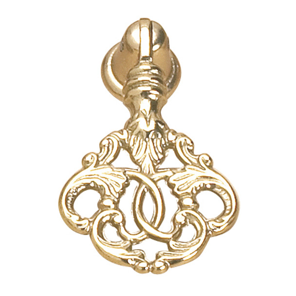 31mm Empire Style Solid Brass Ring Pull - Brass (3772545130)