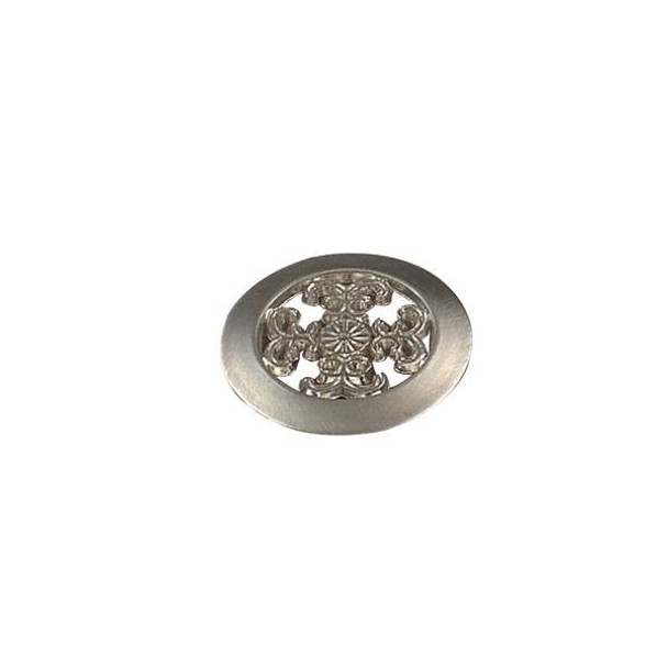 KNOB MET.38MM(8/32)BRUS.NICKEL (RLU-3735038195)