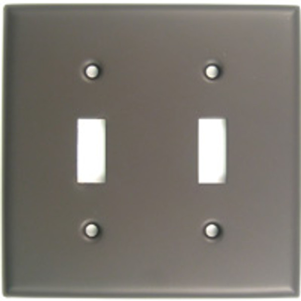 Oil Rubbed Bronze Double Switch Switchplate (RWR-785ORB)