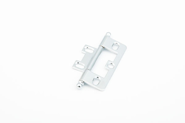 Ball Tip Non-Mortise Hinge, Polished Chrome(SCH1100B-26)