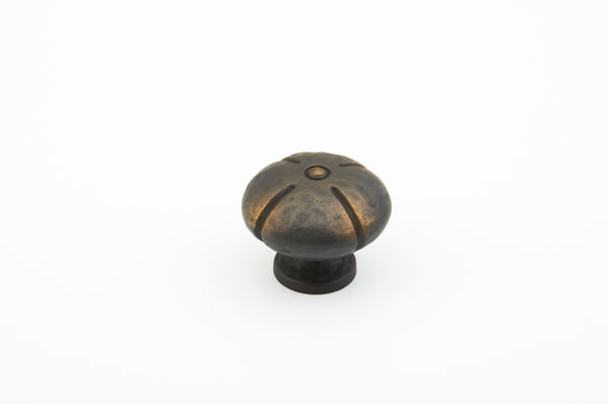 Ancient Bronze Round Knob, 1-3/8"(SCH250-ABZ)