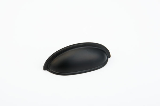 Flat Black Cup Pull, 3" cc(SCH730-FB)