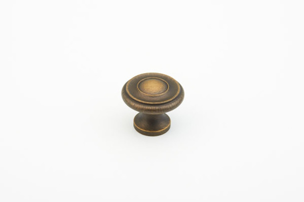 1-1/2" Antique Light Brass Knob(SCH704-ALB)