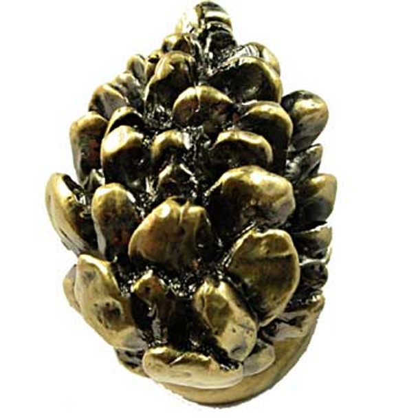 Pinecone Knob - Antique Brass  (SIE-681326)