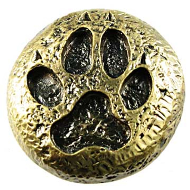 Wolf Track Knob - Antique Brass (SIE-681386)