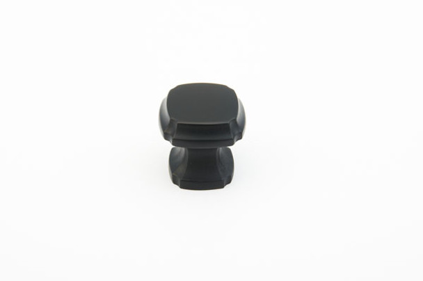 Empire Design 1 3/8" Square Knob, Matte Black(SCH882-MB)