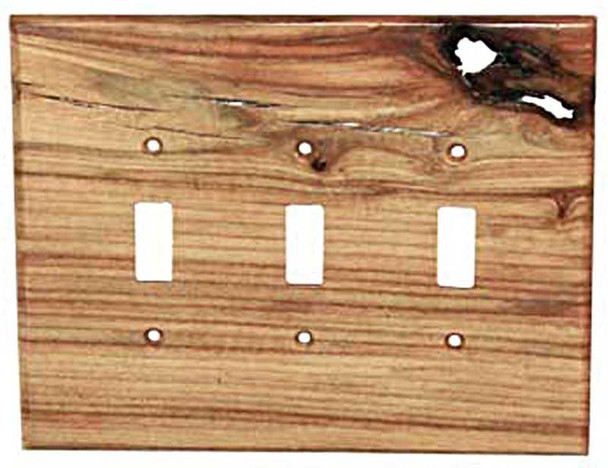 Traditional 1 Toggle Switch Plate - Finished Juniper (682125)