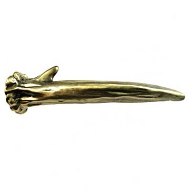 Antler Pull - Right Facing - Antique Brass (SIE-681441)