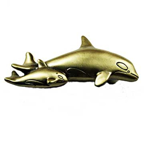 Orca Pull - Antique Brass (SIE-681560)