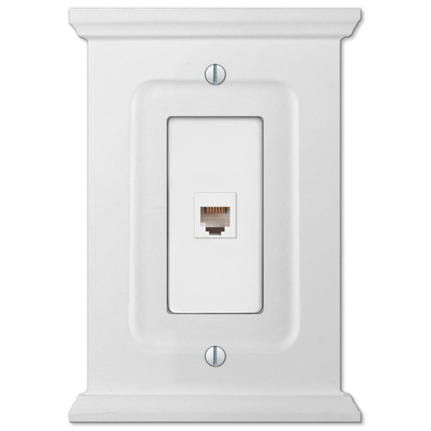 MANTEL WHITE WOOD 1PH WPLT (TAC-178PHW)