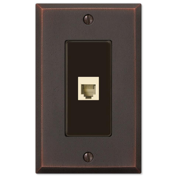 MANHATTAN AGED BRNZ CAST 1PH WPLT (TAC-68PHDB)