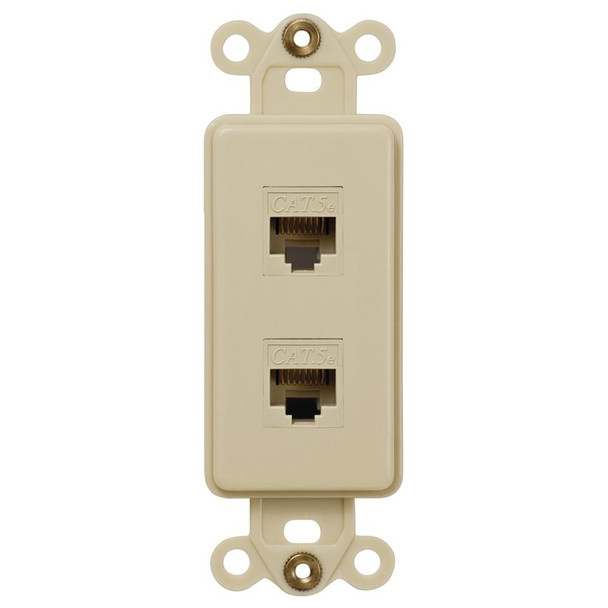 ROCKER INSERT IVORY 2 DATA JACK (TAC-DTDTIV)