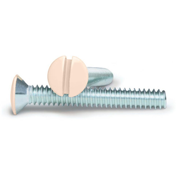 IVORY 1 INCH WPLT SCREWS 10PK (TAC-PSLIV)