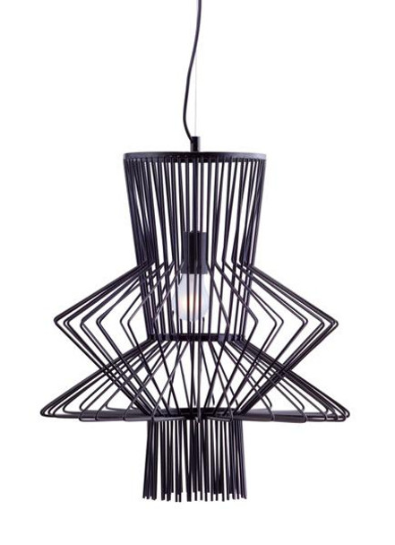 Ceiling Lamps - Linen Ceiling Lamp in Black (50143)