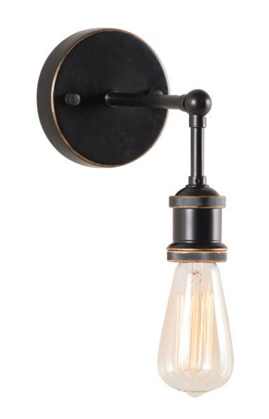 Wall Lamps - Massena Wall Lamp in Antique Black Gold & Copper (98271)