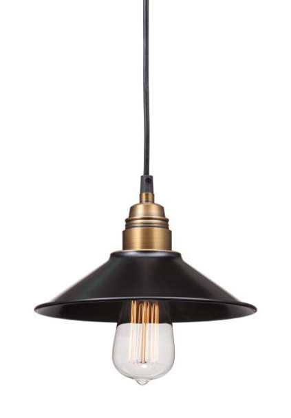 Ceiling Lamps - Puncto Ceiling Lamp in Antique Black Gold & Brass (98257)