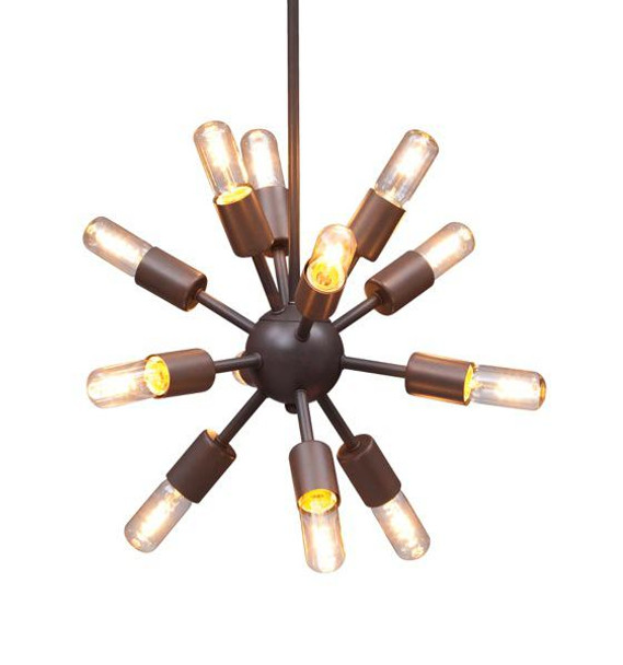 Ceiling Lamps - Nenufar Ceiling Lamp Small in Rust (98237)