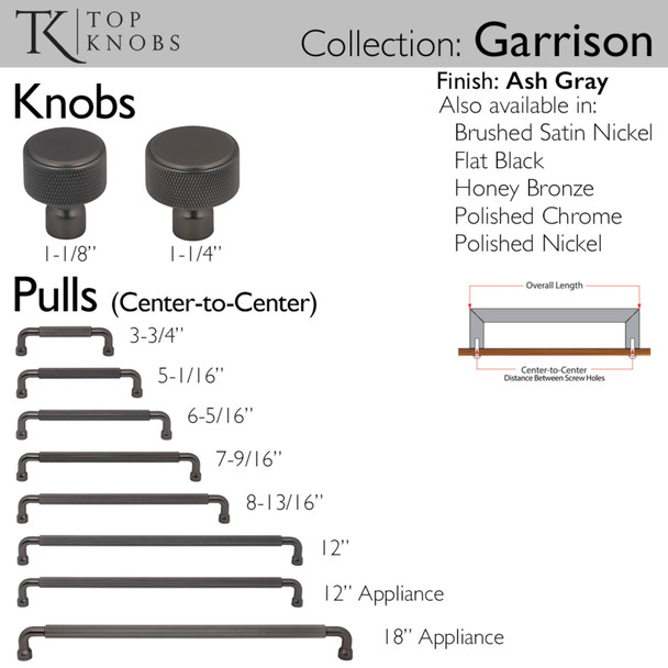 6-5/16" CTC Garrison Pull - Ash Gray