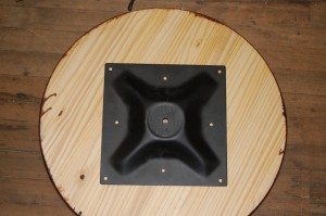 Table Top with a Table Base Mounting Plate