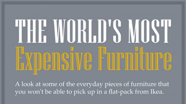 World's Most Expensive Furniture Title Image