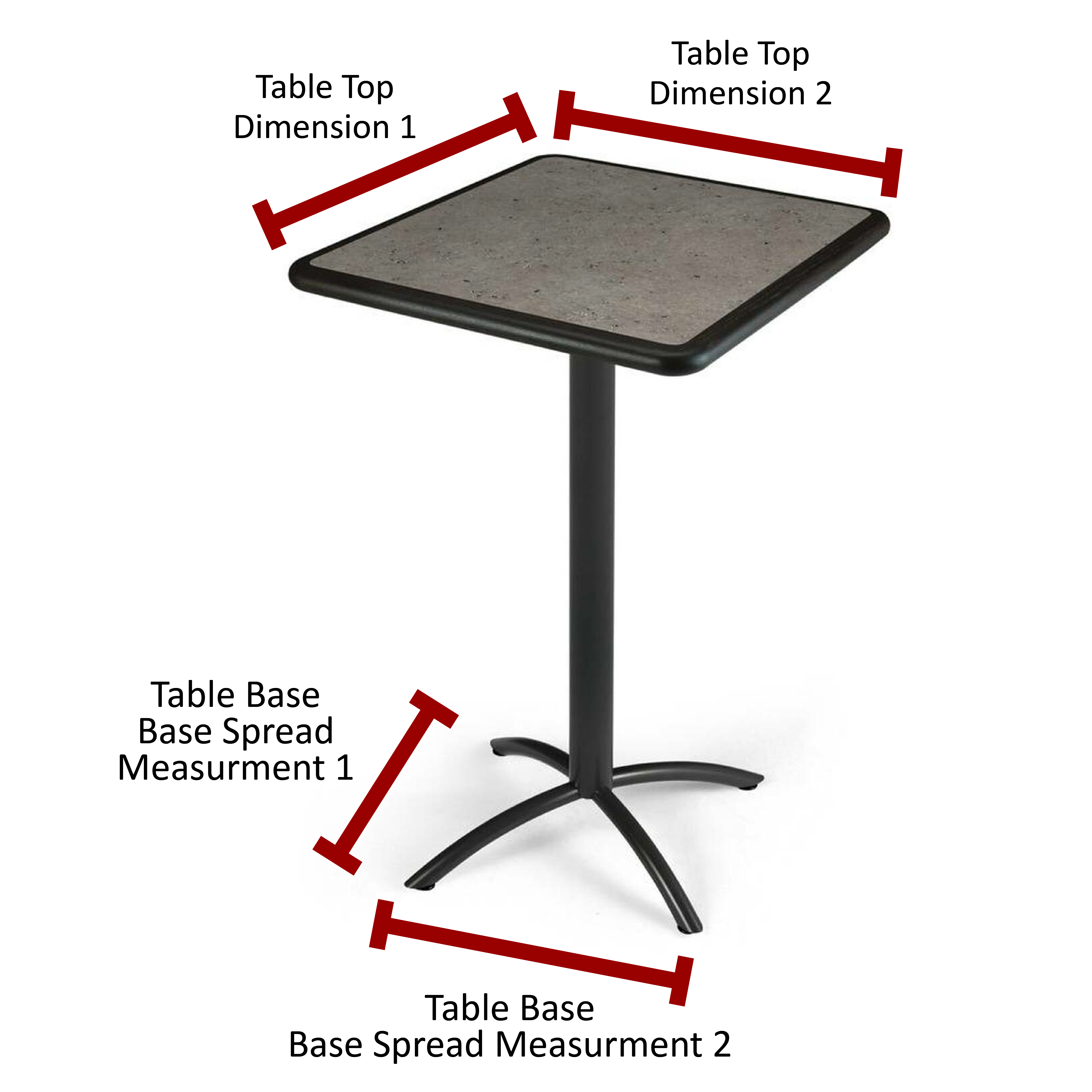 Rectangular Table Top Measurements