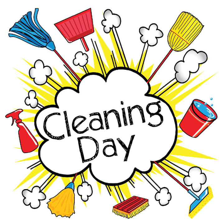 Cleaning Day Illustration