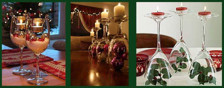 DIY Wineglass Candle Holders DIY Wineglass Candle Holders