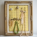 Pegboard to Hang Jewelry Pegboard to Hang Jewelry