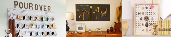 Display Collections with Pegboards Display Collections with Pegboards