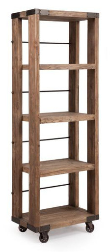 KNB - ZM-98303 Shelf - Otto 4 Level Shelf in Distressed Natural