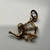 Estate 9CT Gold Scottish Bagpipes Charm, Bagpipe Pendant with Textured Gold, Solid Gold Irish Scottish Instrument Charm Bracelet Addition
