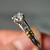 Platinum and 18KT Yellow Gold Diamond Ring, Gorgeous Sparkly Engagement Style Silver Coloured Band, Incredible Wedding Ring Size 6 US