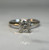 Estate 14KT White Gold Solitaire 1.32CT Diamond Ring, Prong Set Brilliant Cut Diamond Ring, Minimalist Engagement Style Diamond Ring Size 7