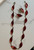 Vintage NORWAY David-Andersen Silver Red Enamel Leaves Jewellery Set, Willy Winnaess Scandinavian Red Leaf Clip-On Earrings and Necklace