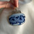Sterling Silver Ceramic Jewellery Set, Blue and White Ceramic Pieces Pendant Bracelet & Ring, Unique One-of-a-Kind Broken Vase Jewellery Set