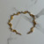 Solid 14KT Gold Dolphin Chain Bracelet, Jumping Dolphins Symbols of Harmony & Connection with the Ocean, Yellow Gold Cute Animal Jewellery
