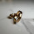 Unique Pearl and Sapphire Statement Ring, 14KT Yellow Gold Ring With Oval Cut Stone and Akoya Cultured Pearls, Modern Eclectic Ring Size 7.5